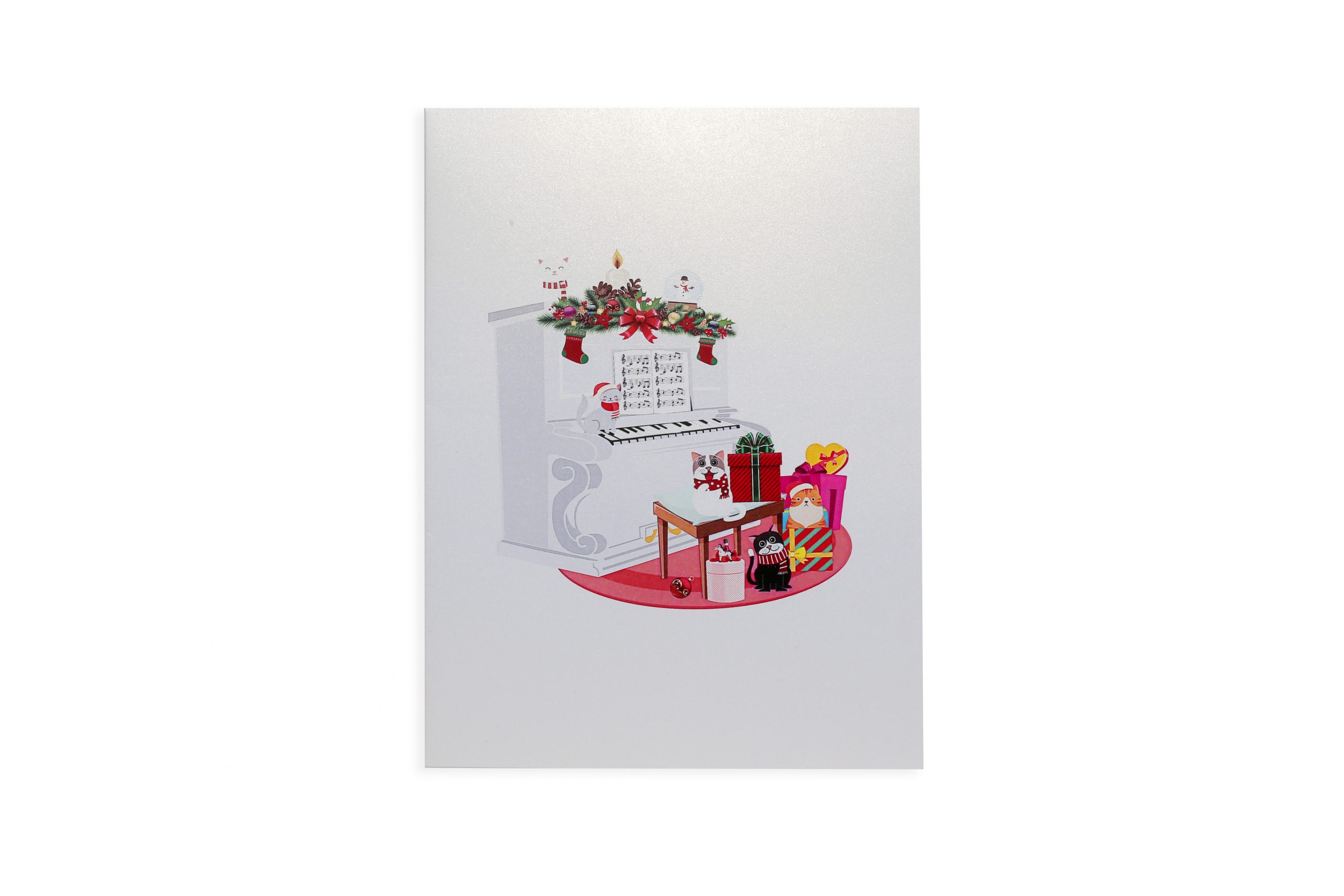 Christmas Piano Pop Up Card - Image 2