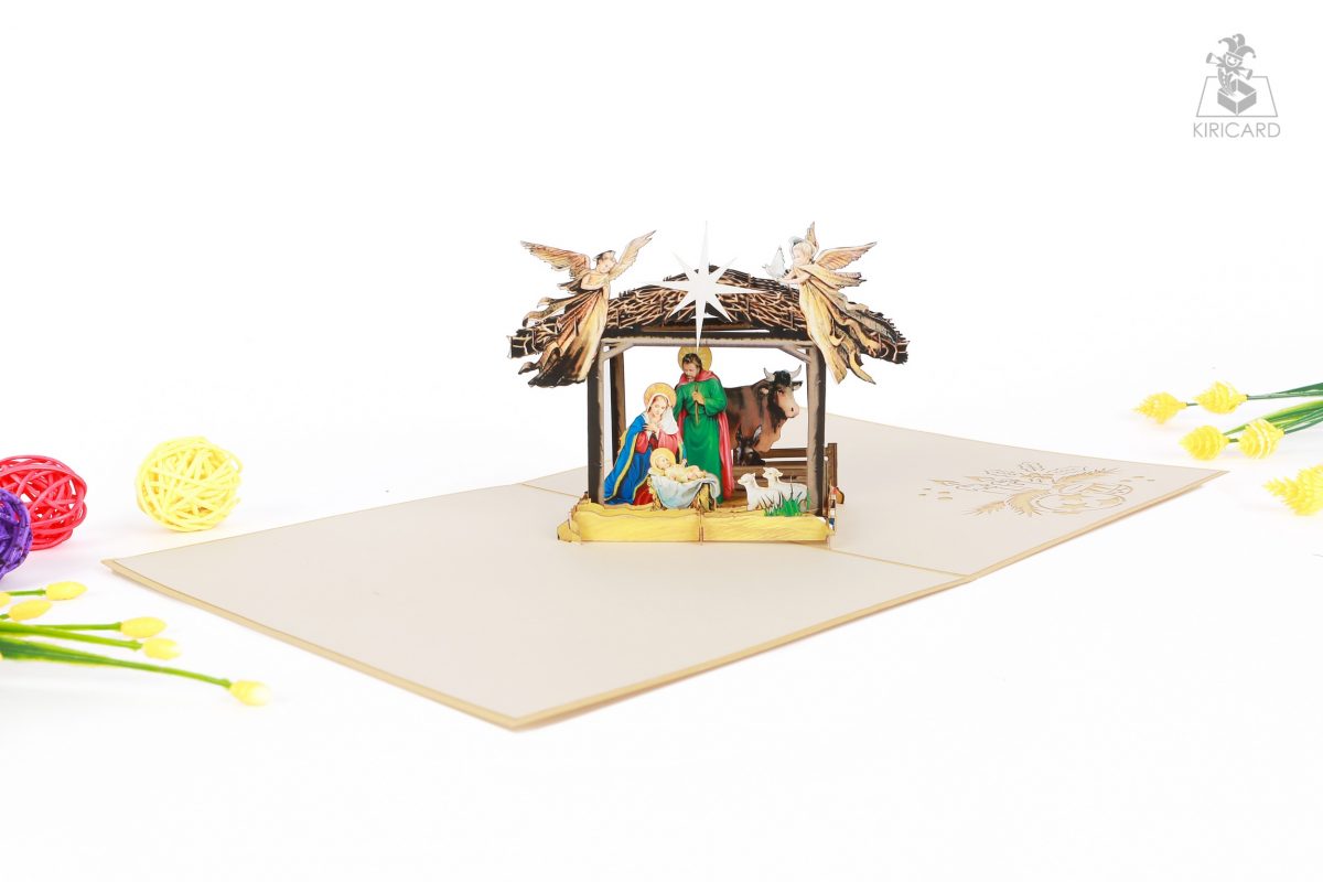 Nativity 1 Pop Up Card - Image 3