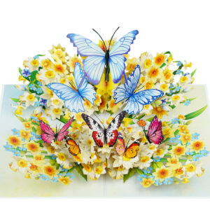 Daffodil and Butterfly Pop-Up Card