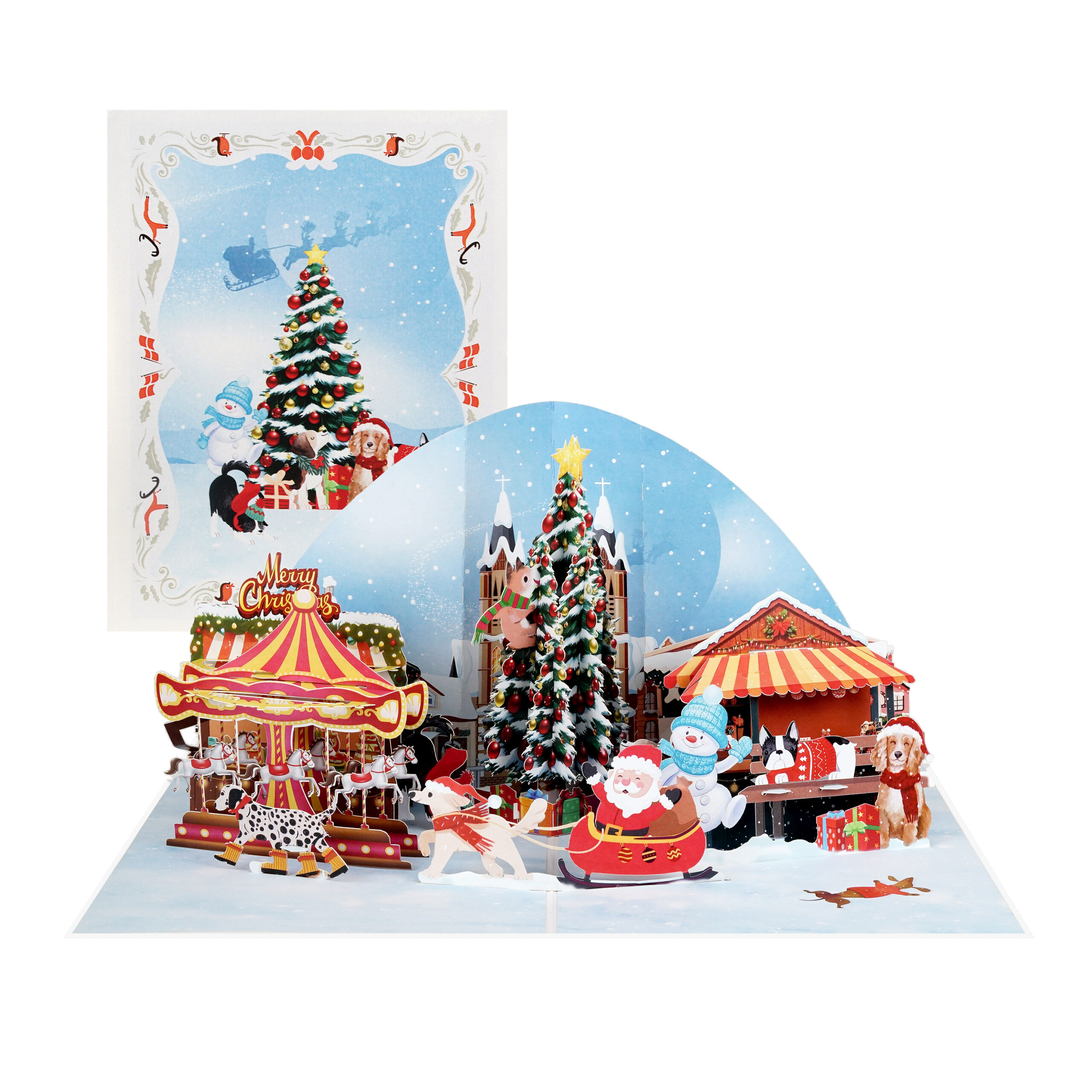 Christmas Town Pop-up Card - Image 2