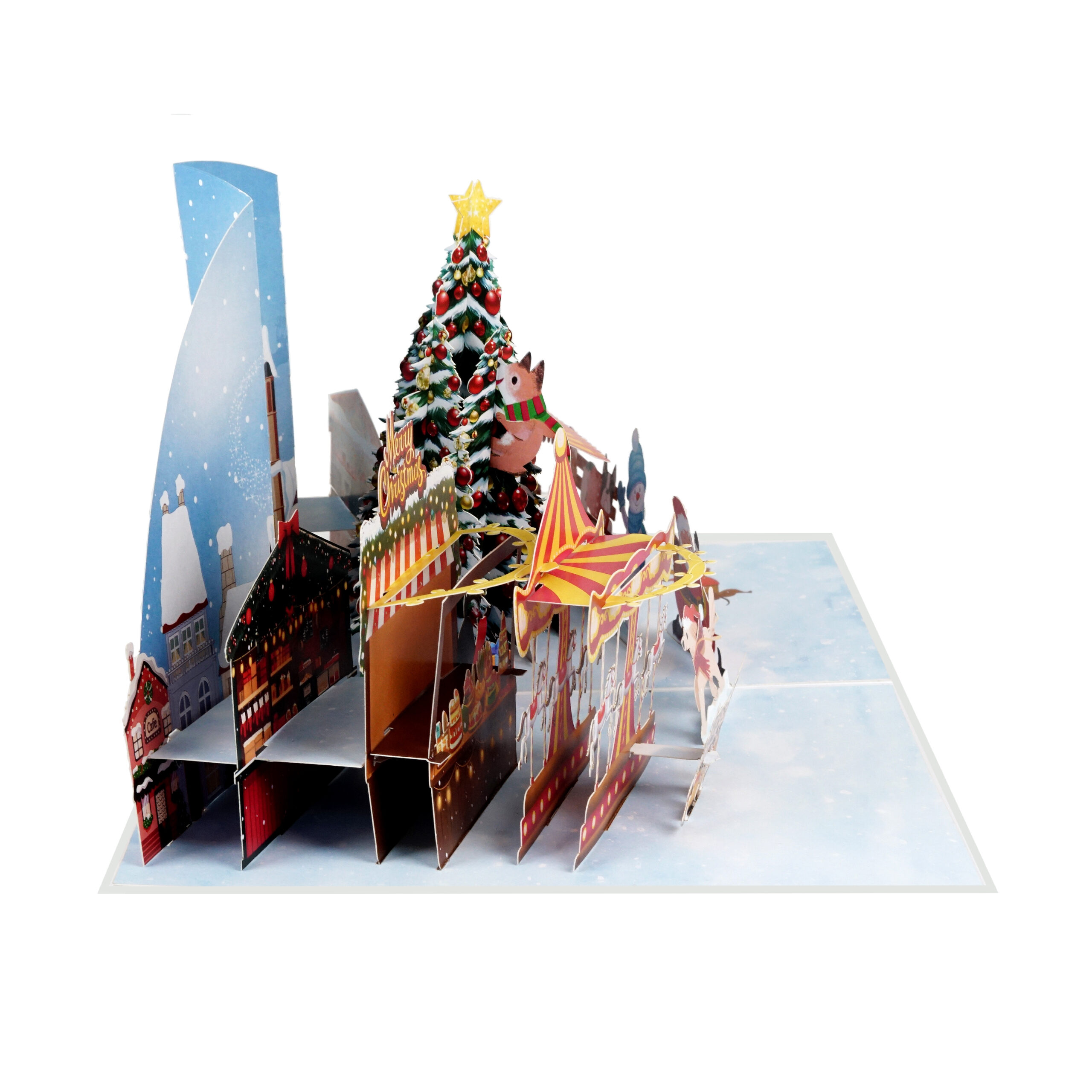 Christmas Town Pop-up Card - Image 7