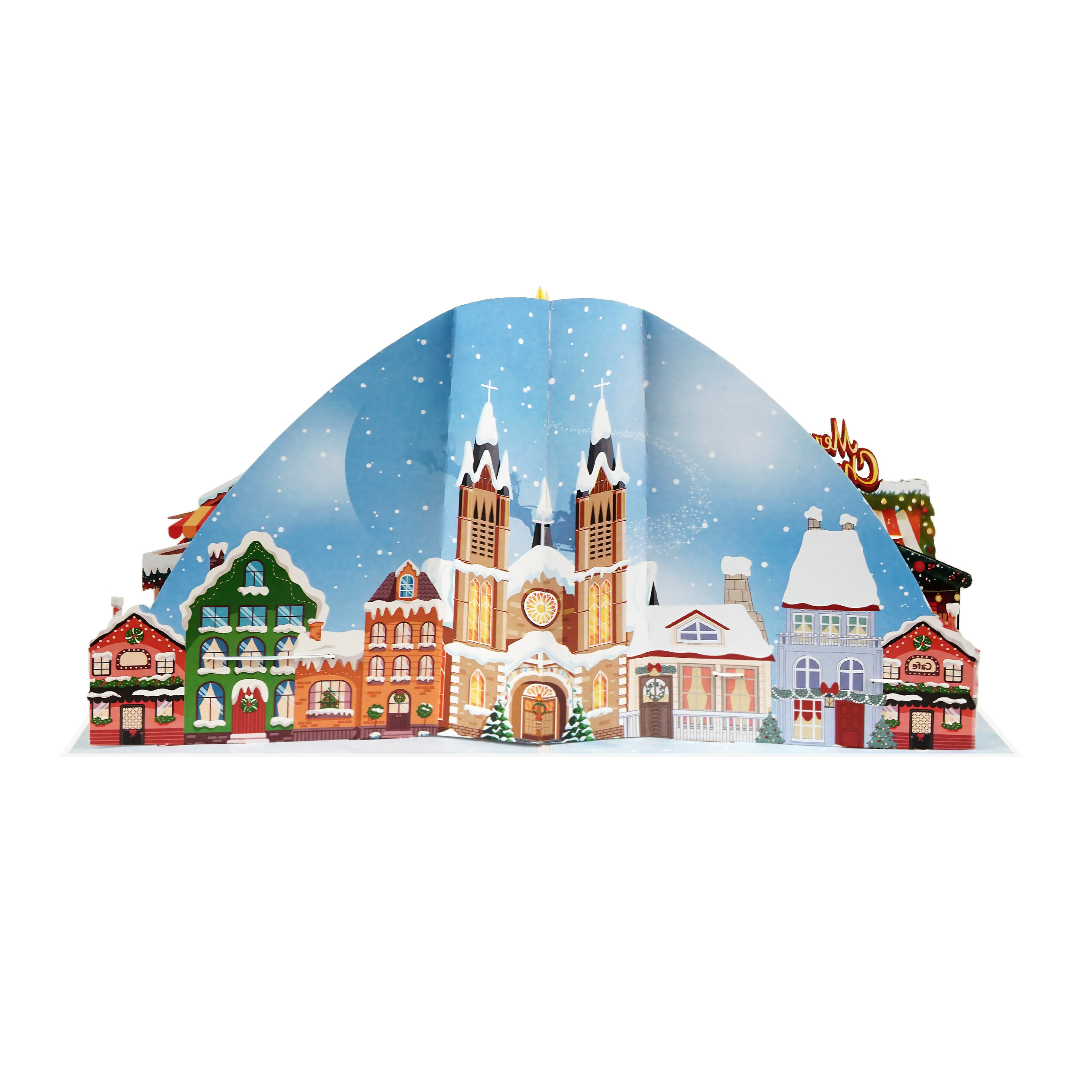 Christmas Town Pop-up Card - Image 5