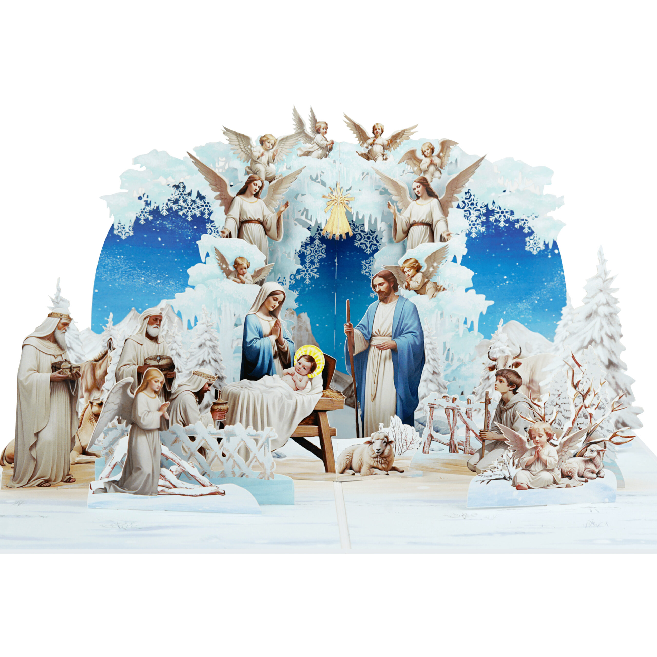 Nativity 5 Pop-Up Card